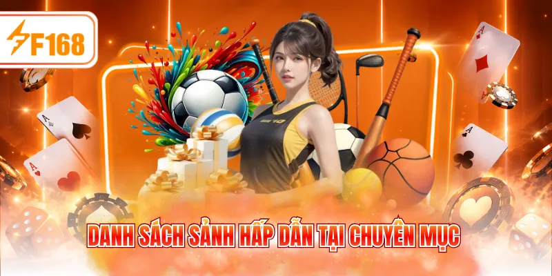 Danh sách sảnh hấp dẫn tại chuyên mục